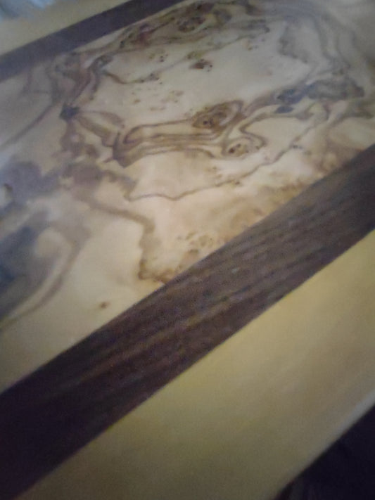 Tunisian Olive Wood, Black Walnut, and Boxwood Compact Cutting Board #1209 - Hard Candy Woodshop