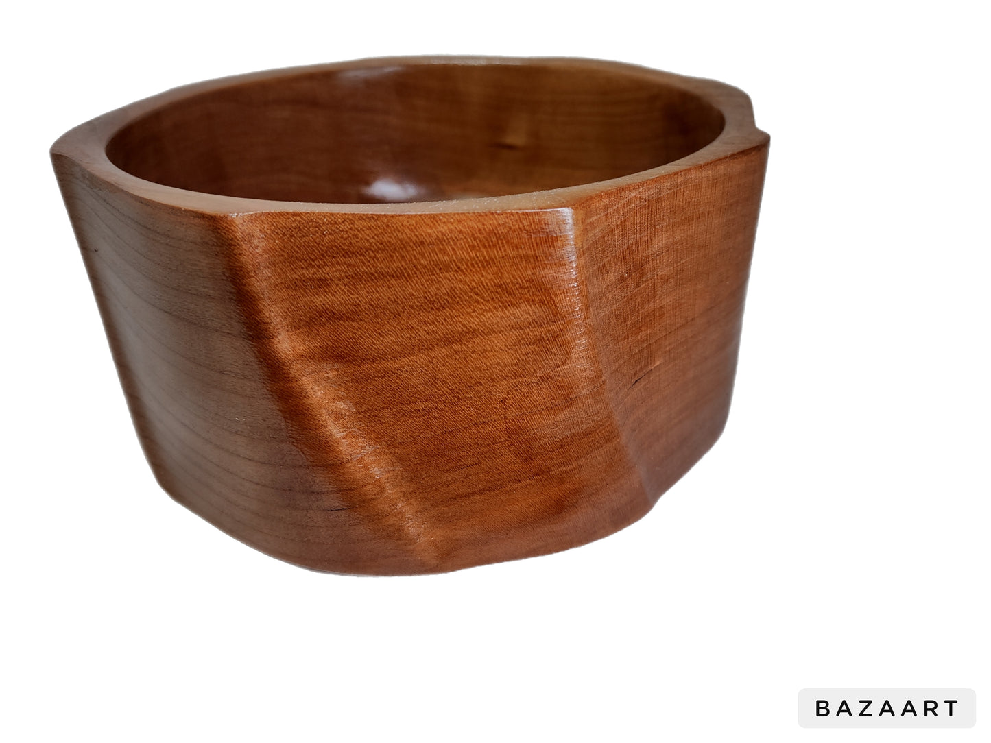 Sculpted Cherry Wood Bowl #1221 - Hard Candy Woodshop