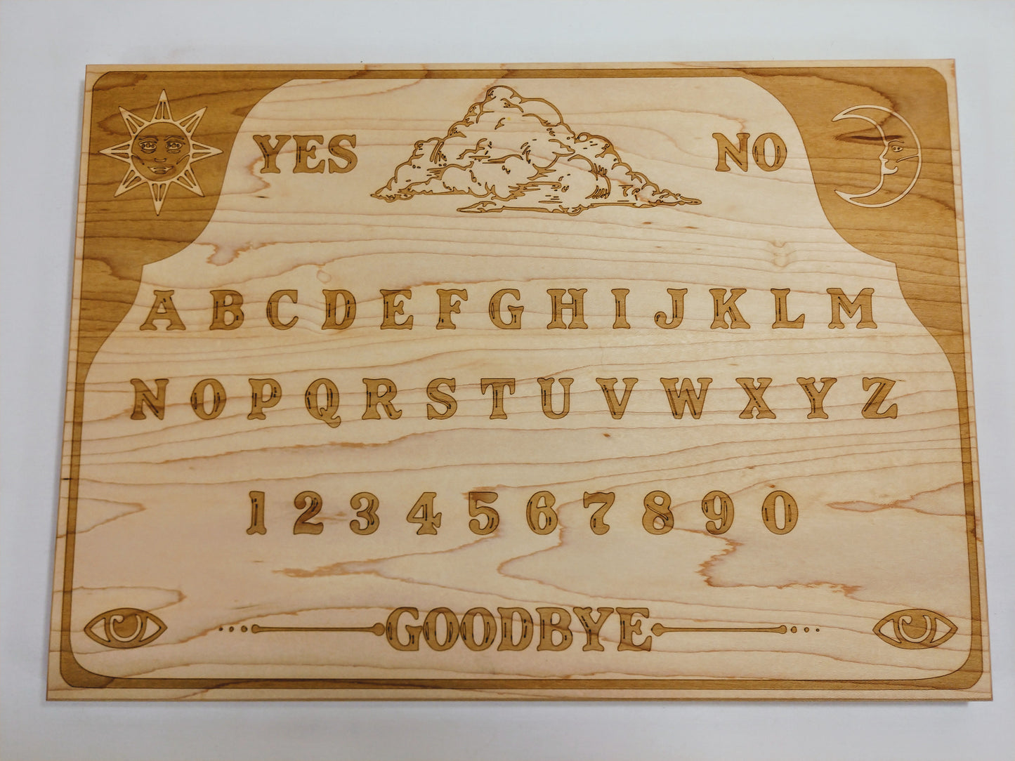 Ouija - Inspired Maple Spirit Cutting / Serving Board - Hard Candy Woodshop