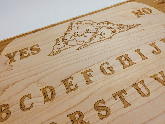 Ouija - Inspired Maple Spirit Cutting / Serving Board - Hard Candy Woodshop