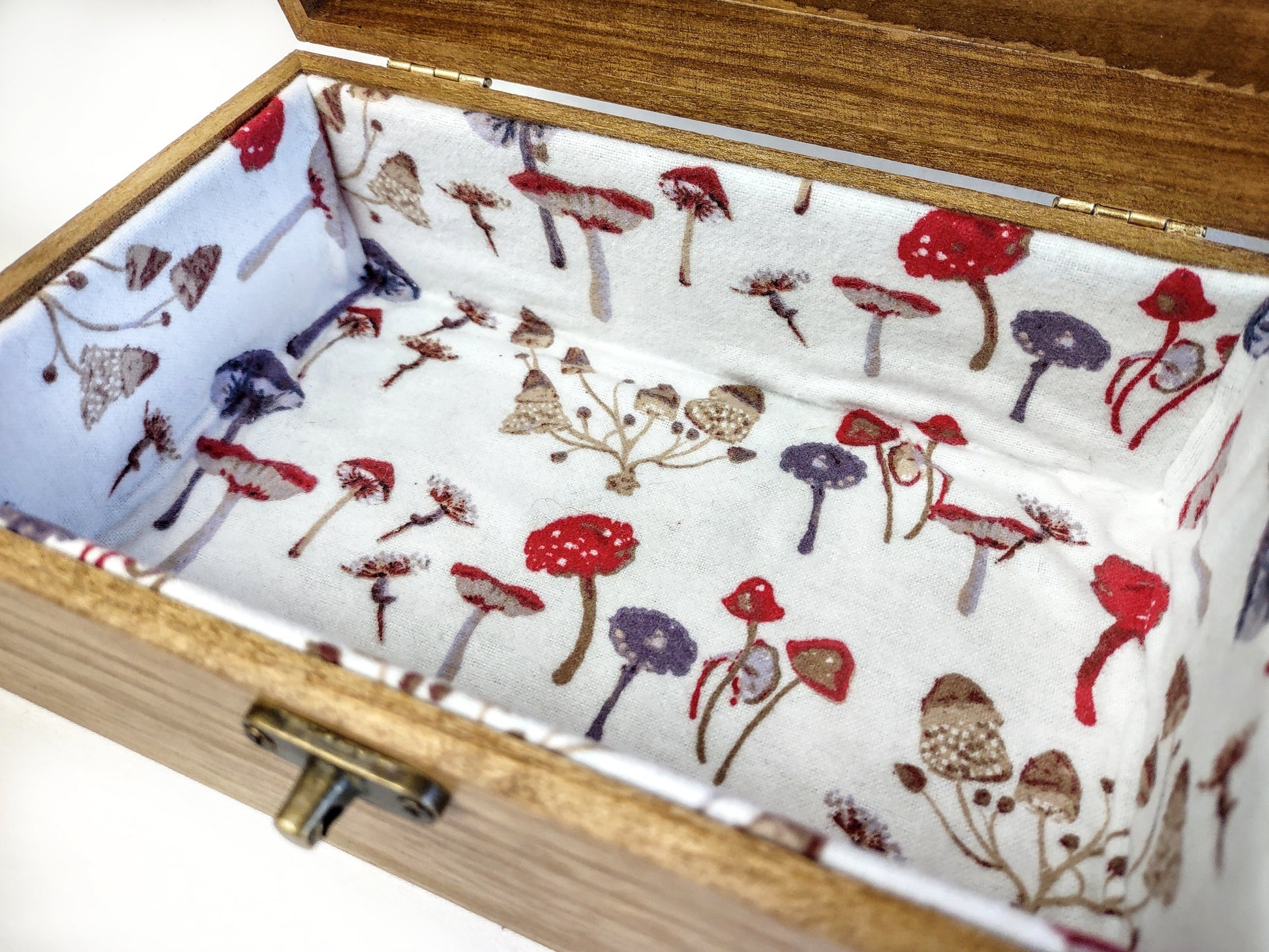 Magnificant Mushrooms Wooden Box - Hard Candy Woodshop