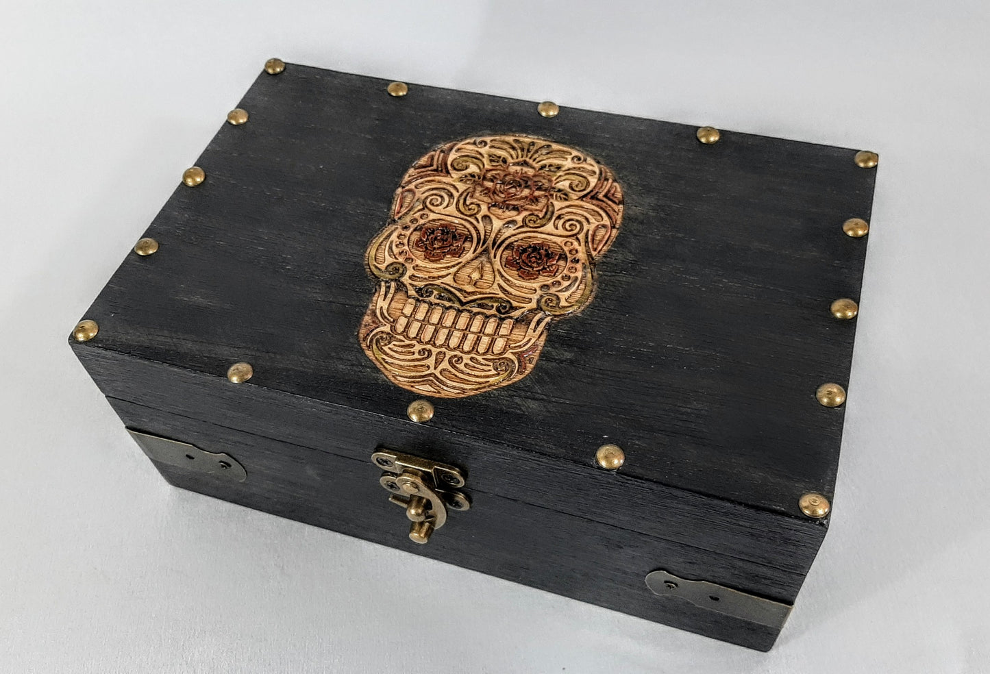 Day of the Dead / Dia De Los Muertos Box - Hard Candy Woodshop